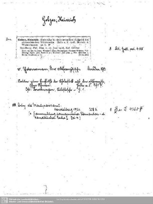 Gelzer, Heinrich