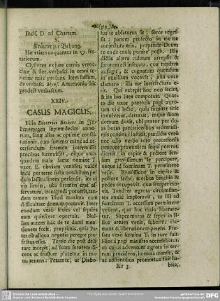 XXIV. Casus Magicus