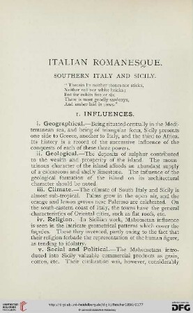 Italian Romanesque. Southern Italy and Sicily