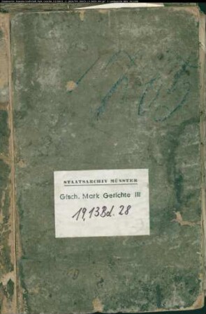 Belege zum Hypothekenbuch des Hochgerichts Schwelm Bd. 28