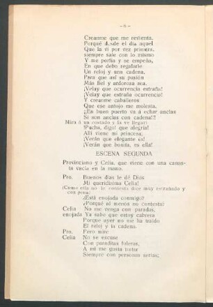 Escena segunda