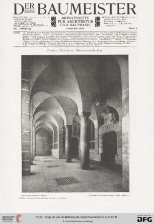 Neuere Münchner Monumentalbauten