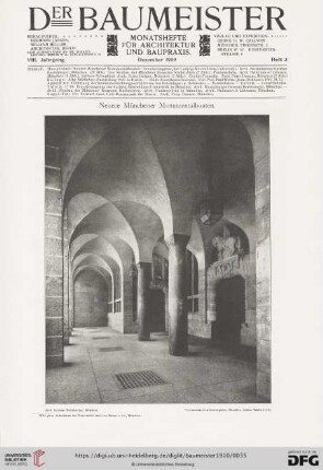 Neuere Münchner Monumentalbauten