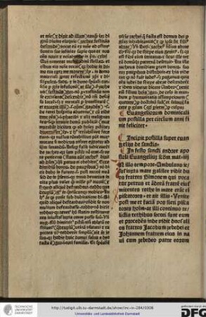 In festo sancti Andree apostoli, evangelium secundum Matheum iiii.