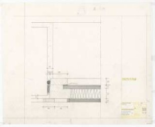 Wohnhaus F. Haas, Karlsruhe Ausführungsplanung: Fenster und Türen: Horizontalschnitt 1:1
