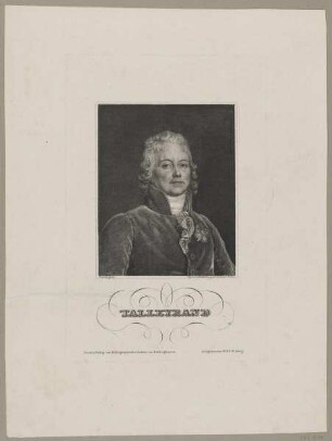 Bildnis des Talleyrand