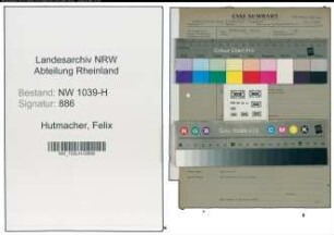 Entnazifizierung Felix Hutmacher , geb. 07.08.1879 (Kaufmann)