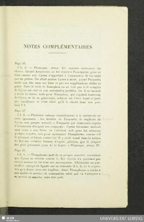 Notes complémentaires