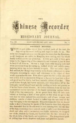 No. 1. January - February, 1878