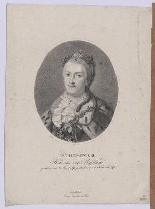 Bildnis der Catharina II., Zarin von Russland