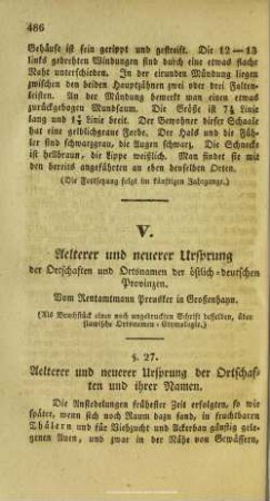 Aelterer und neuerer Ursprung der Ortschaften und Ortsnamen der östlich-deutschen Provinzen : (Als Bruchstück einer noch ungedruckten Schrift desselben, über slawische Ortsnamen-Etymologie)