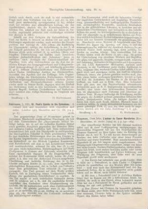 636-637 [Rezension] Chapman, Dom John, L'auteur du Canon Muratorien