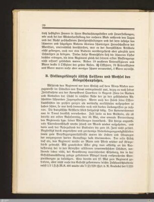 B. Stellungskämpfe östlich Soissons und Wechsel des Kriegsschauplatzes