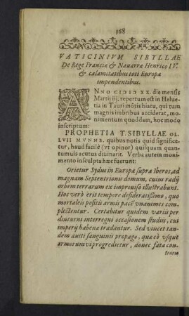 Vaticinium Sibyllae