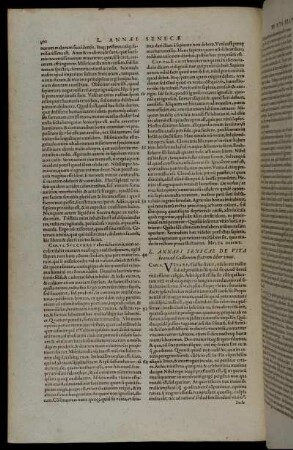 L. Annæi Senecæ De Vita beata ab Gallionem fratrem liber unus.