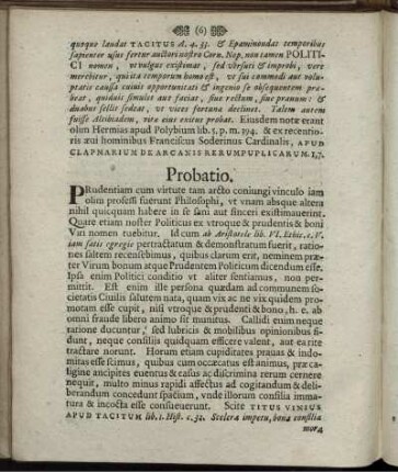 Probatio.