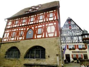 Rothenburg ob der Tauber: Tanz- und Fleischhaus Jagstheimer Haus (Marienapotheke)