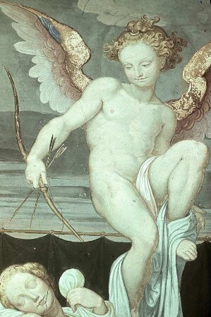Amor erscheint der schlafenden Psyche