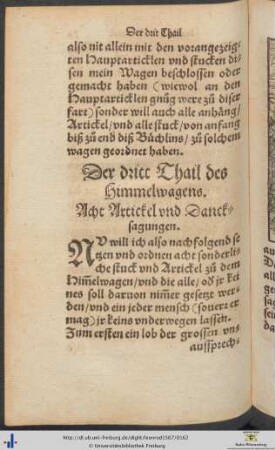 Der dritt Thail des Himmelwagens