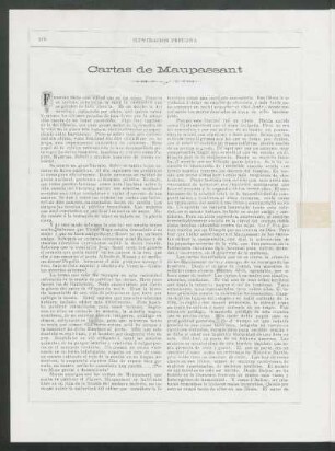 Cartas de Maupassant