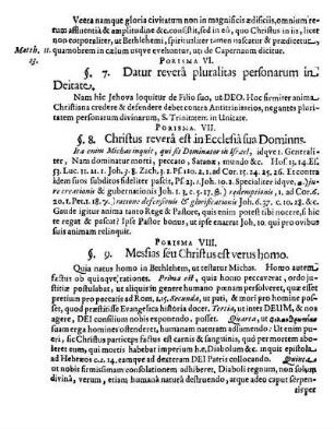 PORISMA VIII. Mesias seu Christus est verus homo.