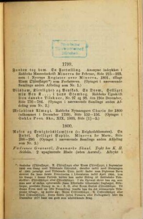 Bidrag til den Oehlenschlägerske Literaturs Historie : [Adam Oehlenschläger], 1