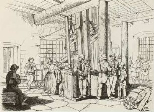 Das Ausfahren (Hängebank), Grube Himmelfahrt, Davidschacht