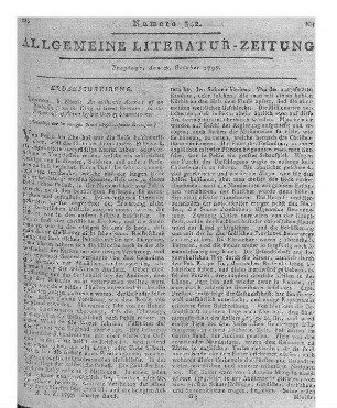 Staunton, G. L.: An authentic Account of an embassy etc. (Beschluß der im vorigen Stück abgebrochenen Recension)