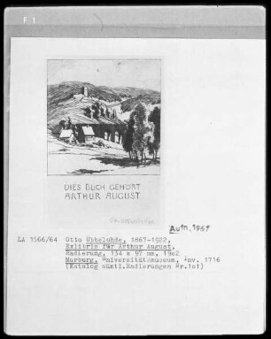 Exlibris für Arthur August