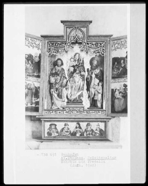 Heiliger Stephanus, Anna Selbdritt und Rochus