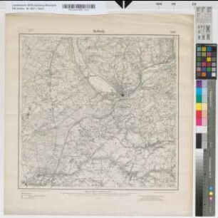 [4607], 2649 Kettwig 51°18'-24°30' F. Preußische Landesaufnahme 1892/1894. Berichtigt 1907. Ausgabe: Preußische Landesaufnahme.