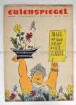 Satirezeitschrift "Eulenspiegel" mit Titelkarikatur zur Ratenzahlung auf Blumengestecke