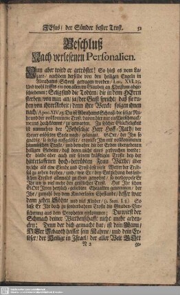 Beschluß Nach verlesenen Personalien