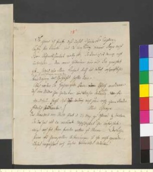 Brief von Kalb, Charlotte Sophie Juliane von an Goethe, Johann Wolfgang von