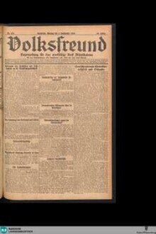 Der Volksfreund : Tageszeitung für das werktätige Volk Mittelbadens