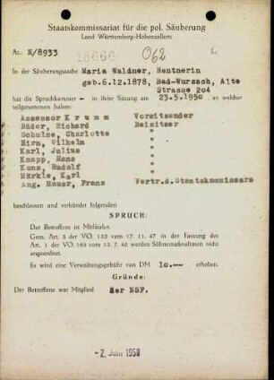 Waldner, Maria