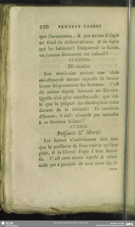 CCXXIX. Puissance & liberté