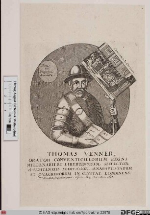Bildnis Thomas Venner