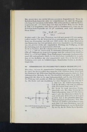 4.6 Verhinderung des Speichereffekts durch Gegenkopplung
