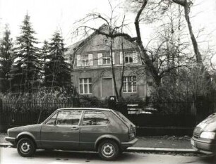 Dresden-Blasewitz, Händelallee 4. Villa (1913). Straßenansicht