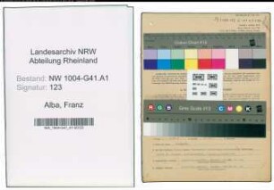 Entnazifizierung Franz Alba , geb. 14.11.1904 (Polizeibeamter)
