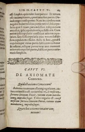 Caput VI. De Axiomate Connexo.