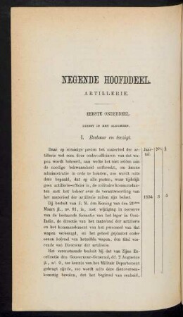 Eerste onderdeel. Dienst in het algemeen