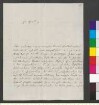 Brief von Martius, Carl Friedrich Philipp von an Goethe, Johann Wolfgang von