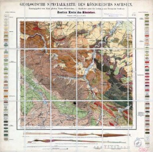 [5048] Kreischa-Hänichen, Geologische Specialkarte des Königreichs Sachsen