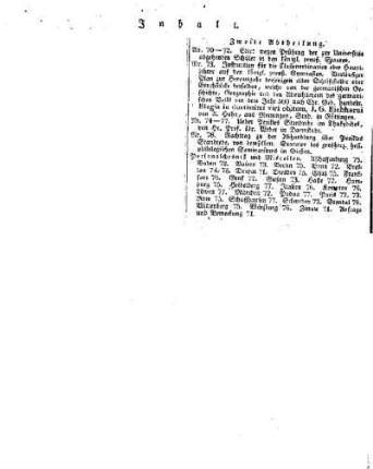 Inhaltsverzeichnis der Allgemeinen Schulzeitung : [September 1827, Heft 70 - 78]