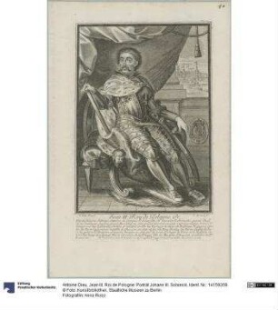 Jean III. Roi de Pologne: Porträt Johann III. Sobieski