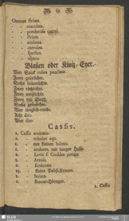 Blaßen oder Kiviz-Eyer
