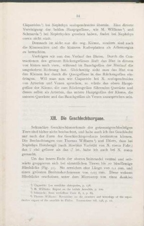 XII. Die Geschlechtsorgane.