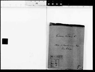 Drei Briefe und acht Telegramme an Großherzog Ludwig III. von seinem Neffen Prinz Wilhelm